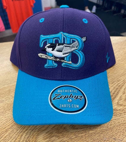 Thunder Bay Whiskey Jacks Purple W/Teal Adjustable Hat