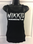 Black Tank Top with White Logo