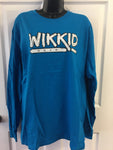 Sapphire long sleeve t-shirt with white logo