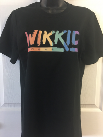 WIKKID Pride Adult Unisex Black T-Shirt